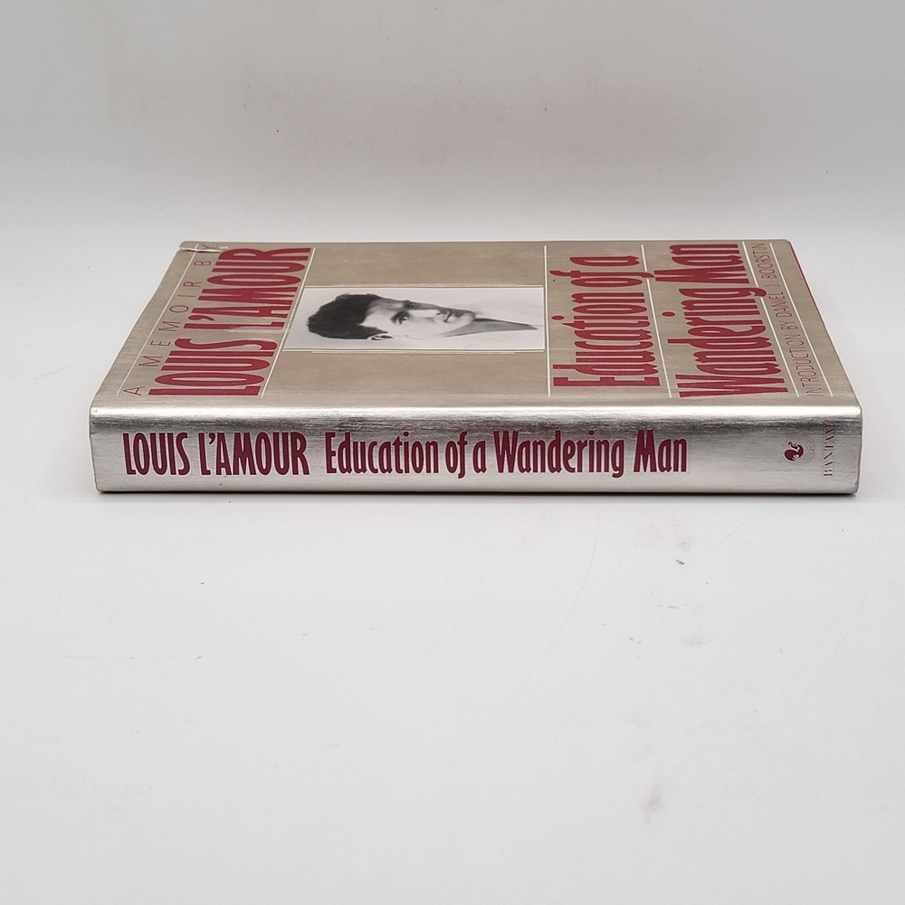 Louis L'Amour Education of a Wandering Man Hardcover 1989 First Edition Good - Picture 5 of 11